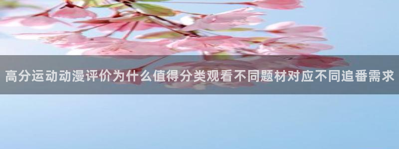 omofun热门作品:高分运动动漫评价为什么值得分类观看不同题材对应不同追番需求配图