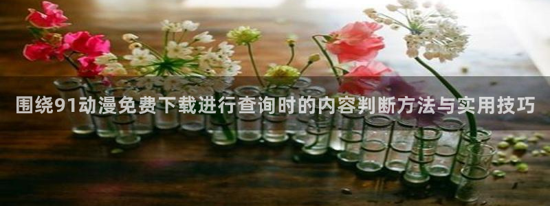 omofun动漫高清完整版：围绕91动漫免费下载进行查询时的内容判断方法与实用技巧配图