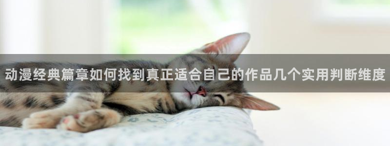 omofun每日更新：动漫经典篇章如何找到真正适合自己的作品几个实用判断维度配图